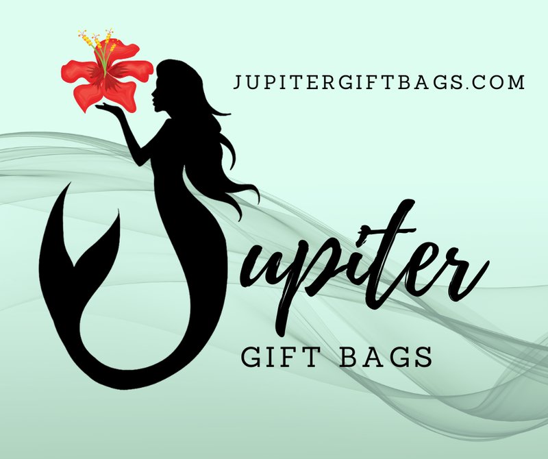 Jupiter Gift Bags mermaid logo