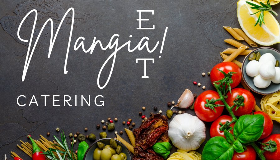 Mangia! Catering card design