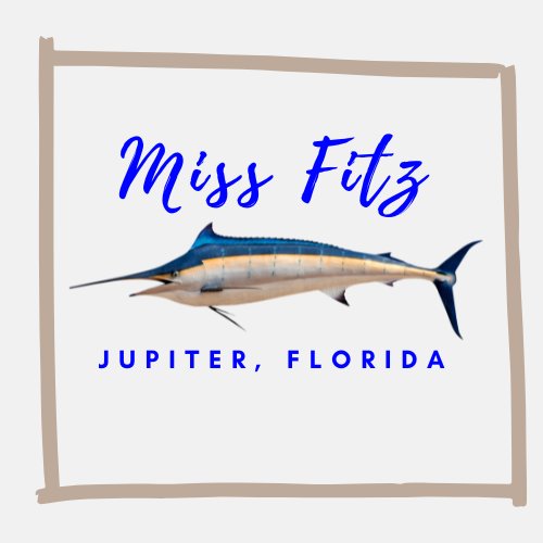 Miss Fitz marlin logo, Jupiter Florida